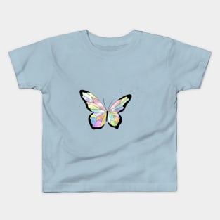 Fluttering Splendor, A Kaleidoscope of Colorful Butterfly Kids T-Shirt